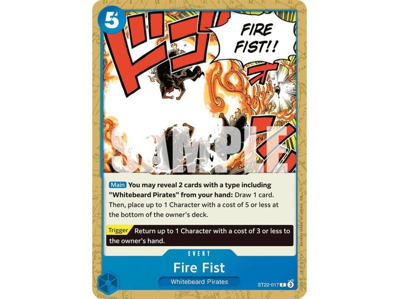 Fire Fist (Common) – ONE PIECE DECKS | Carta ONE PIECE en México