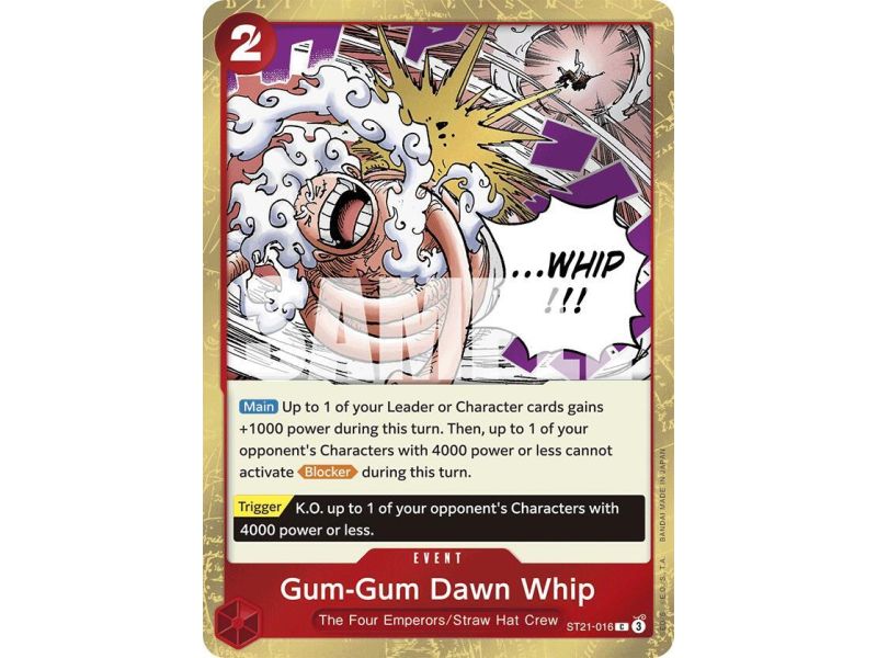 Gum-Gum Dawn Whip (Common) – ONE PIECE DECKS | Carta ONE PIECE en México