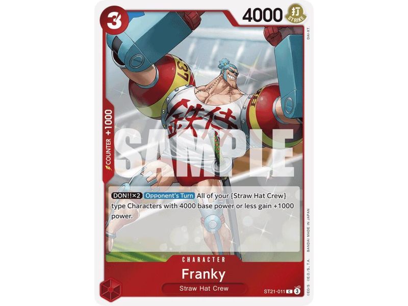Franky (Common) – ONE PIECE DECKS | Carta ONE PIECE en México