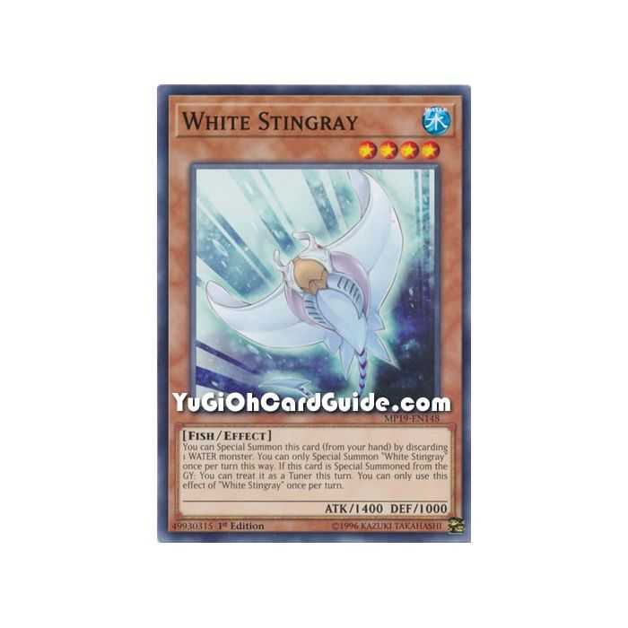 White Stingray (Common) – 2019 Gold Sarcophagus Mega Pack | Carta YUGIOH en México