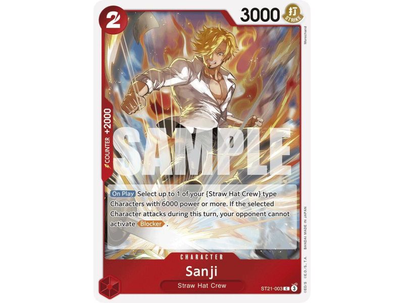 Sanji (Common) – ONE PIECE DECKS | Carta ONE PIECE en México