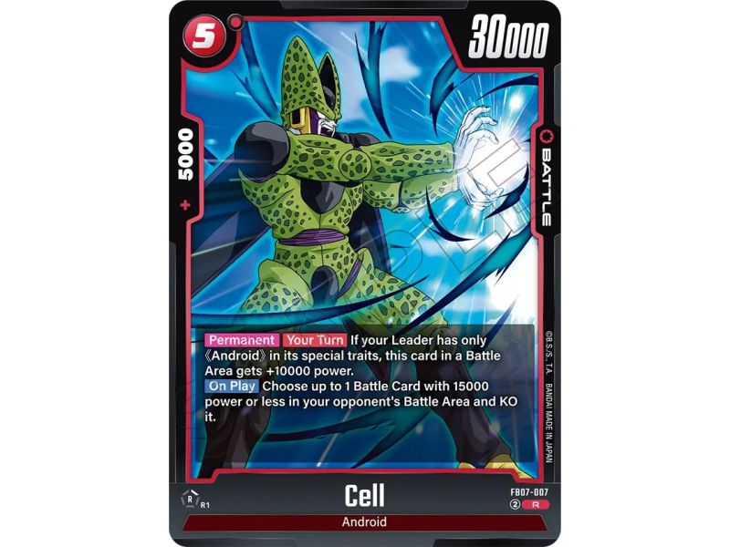 Cell (Rare) – FB07 Wish for Shenron | Carta DRAGON BALL en México