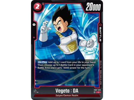 Vegeta : DA (Common) – FB07 Wish for Shenron | Carta DRAGON BALL en México