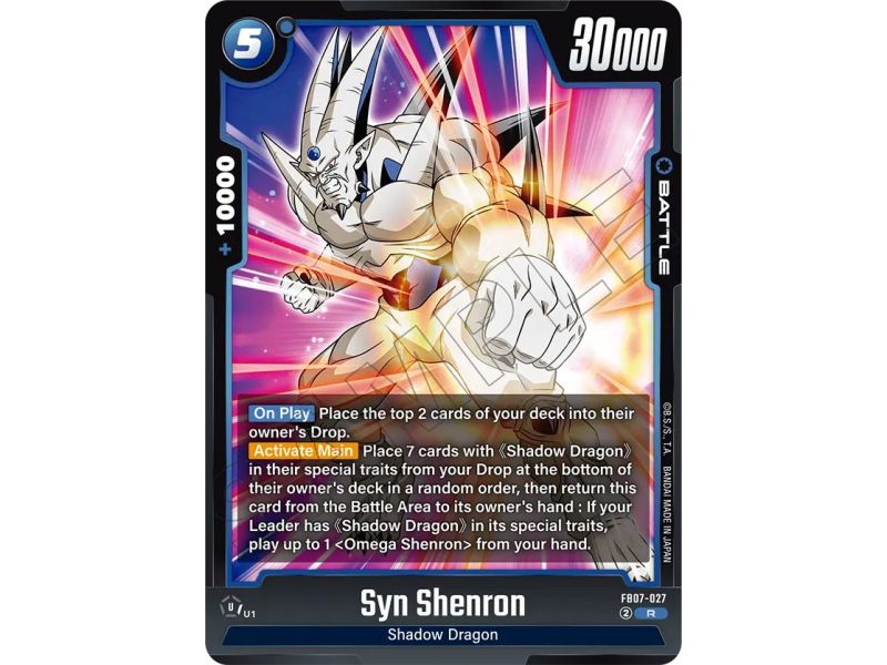 Syn Shenron (Rare) – FB07 Wish for Shenron | Carta DRAGON BALL en México