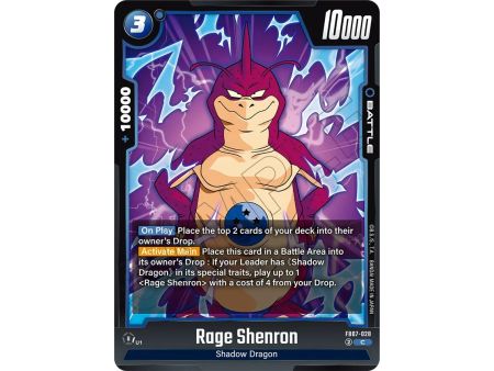 Rage Shenron (Common) – FB07 Wish for Shenron | Carta DRAGON BALL en México