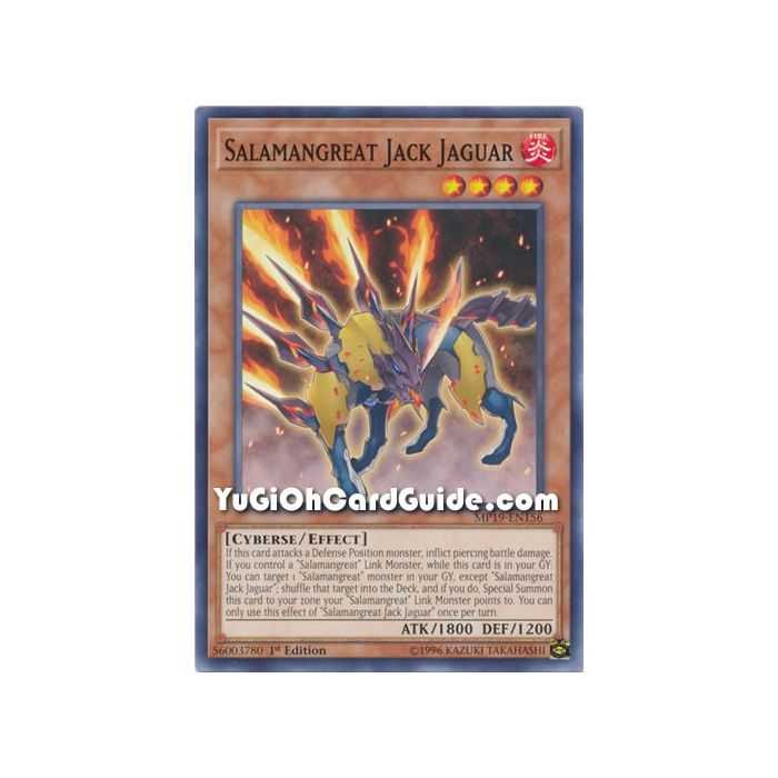 Salamangreat Jack Jaguar (Common) – 2019 Gold Sarcophagus Mega Pack | Carta YUGIOH en México