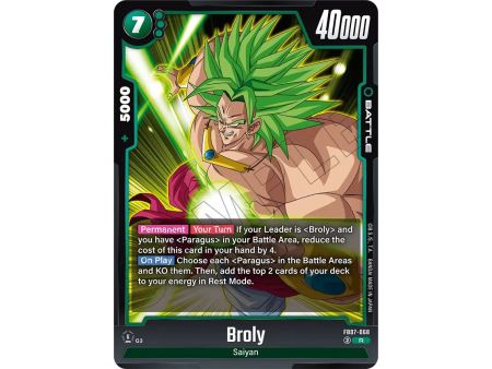 Broly (Rare) – FB07 Wish for Shenron | Carta DRAGON BALL en México