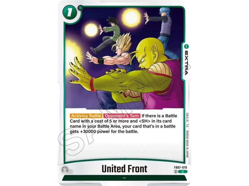 United Front (Common) – FB07 Wish for Shenron | Carta DRAGON BALL en México