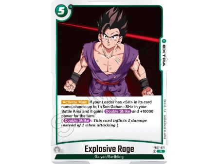 Explosive Rage (Rare) – FB07 Wish for Shenron | Carta DRAGON BALL en México