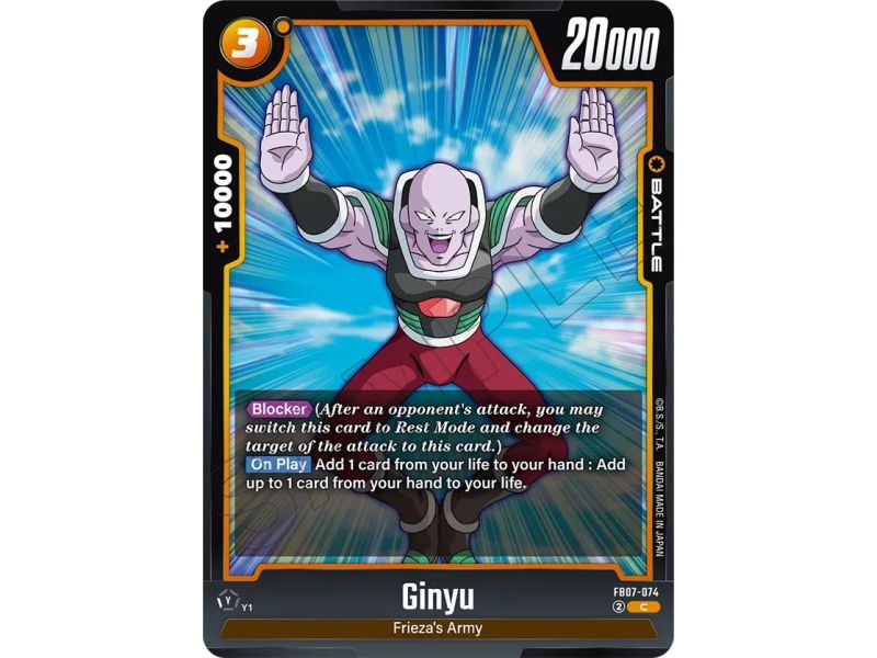 Ginyu (Common) – FB07 Wish for Shenron | Carta DRAGON BALL en México