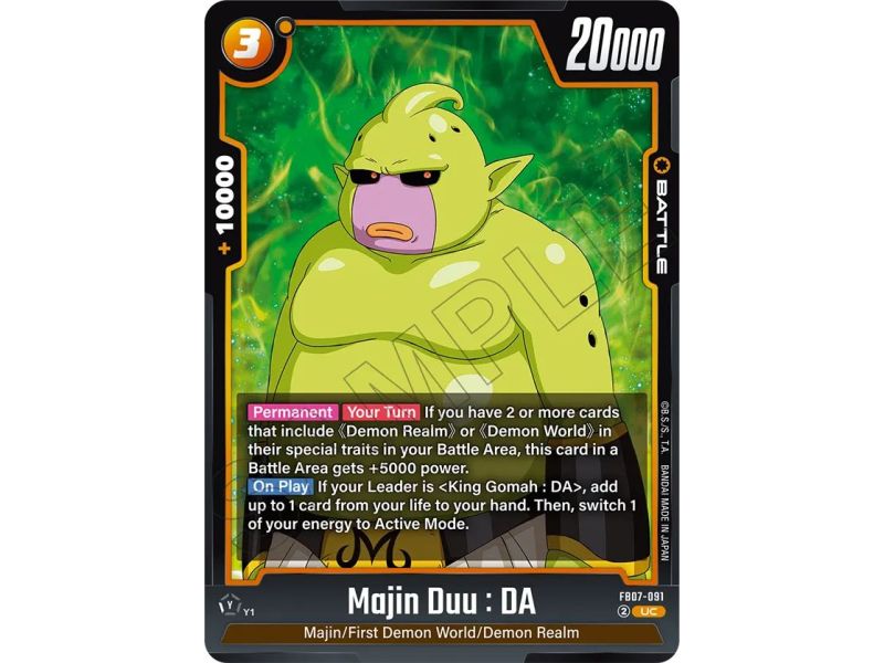 Majin Duu : DA (Uncommon) – FB07 Wish for Shenron | Carta DRAGON BALL en México