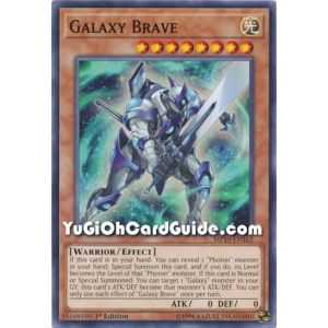 Galaxy Brave (Common) – 2019 Gold Sarcophagus Mega Pack | Carta YUGIOH en México