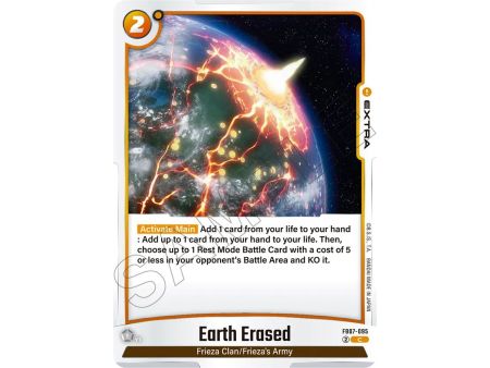 Earth Erased (Common) – FB07 Wish for Shenron | Carta DRAGON BALL en México