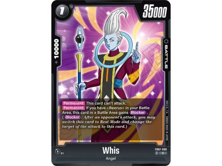 Whis (Common) – FB07 Wish for Shenron | Carta DRAGON BALL en México