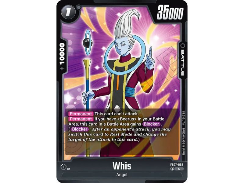 Whis (Common) – FB07 Wish for Shenron | Carta DRAGON BALL en México