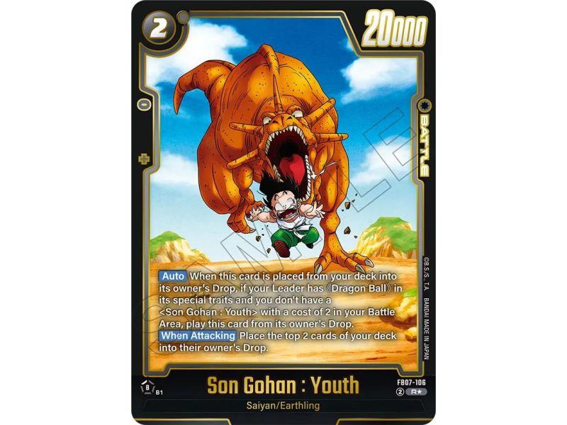 Son Gohan : Youth (Alternate Art) – FB07 Wish for Shenron | Carta DRAGON BALL en México