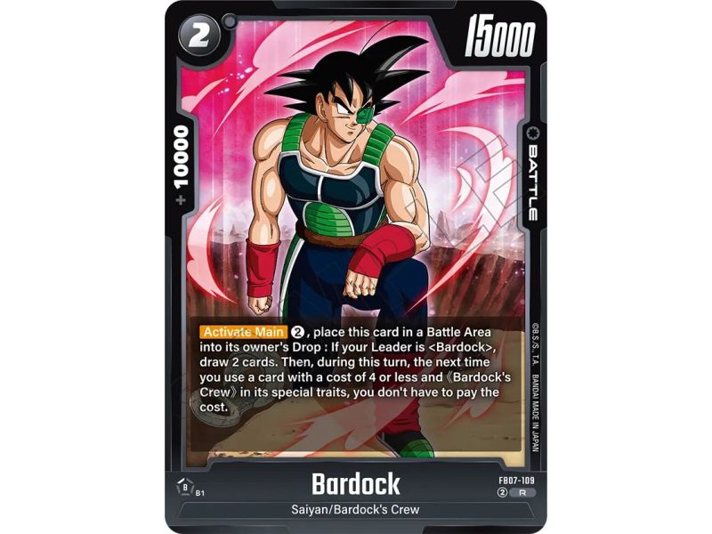 Bardock (Rare) – FB07 Wish for Shenron | Carta DRAGON BALL en México