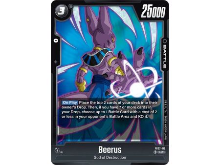 Beerus (Uncommon) – FB07 Wish for Shenron | Carta DRAGON BALL en México
