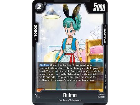 Bulma (Uncommon) – FB07 Wish for Shenron | Carta DRAGON BALL en México
