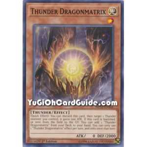 Thunder Dragonmatrix (Common) – 2019 Gold Sarcophagus Mega Pack | Carta YUGIOH en México