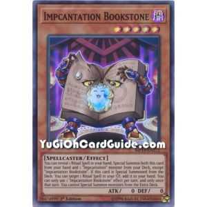 Impcantation Bookstone (Super Rare) – 2019 Gold Sarcophagus Mega Pack | Carta YUGIOH en México