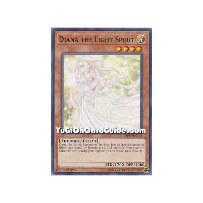 Diana the Light Spirit (Common) – 2019 Gold Sarcophagus Mega Pack | Carta YUGIOH en México
