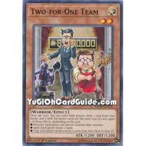 Two-for-One Team (Common) – 2019 Gold Sarcophagus Mega Pack | Carta YUGIOH en México