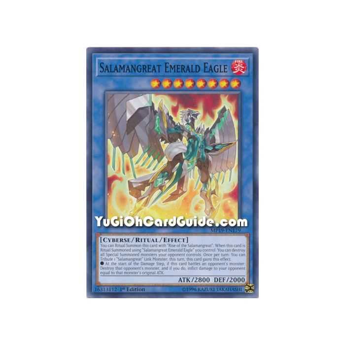 Salamangreat Emerald Eagle (Common) – 2019 Gold Sarcophagus Mega Pack | Carta YUGIOH en México
