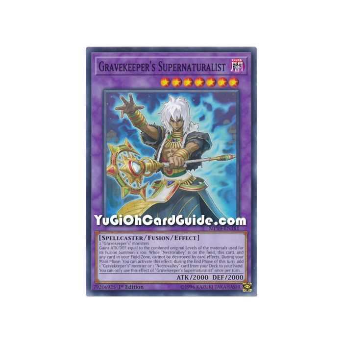 Gravekeepers Supernaturalist (Common) – 2019 Gold Sarcophagus Mega Pack | Carta YUGIOH en México
