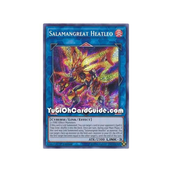 Salamangreat Heatleo (Prismatic Secret Rare) – 2019 Gold Sarcophagus Mega Pack | Carta YUGIOH en México