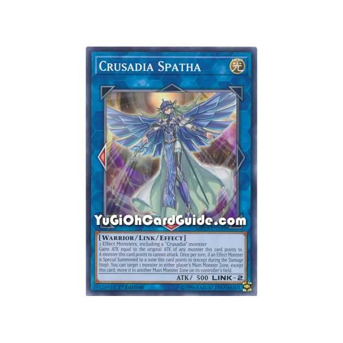 Crusadia Spatha (Common) – 2019 Gold Sarcophagus Mega Pack | Carta YUGIOH en México