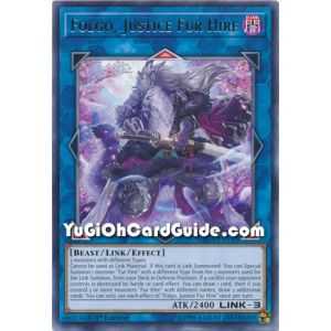 Folgo, Justice Fur Hire (Rare) – 2019 Gold Sarcophagus Mega Pack | Carta YUGIOH en México