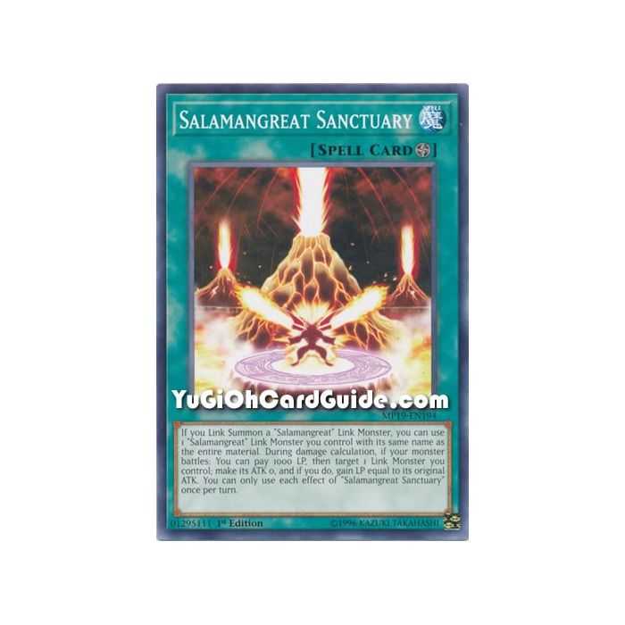 Salamangreat Sanctuary (Common) – 2019 Gold Sarcophagus Mega Pack | Carta YUGIOH en México