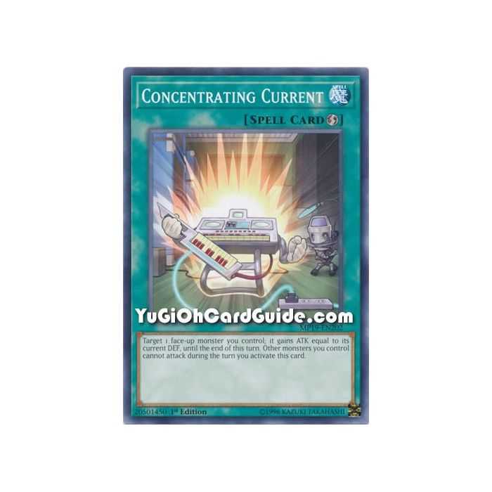Concentrating Current (Common) – 2019 Gold Sarcophagus Mega Pack | Carta YUGIOH en México