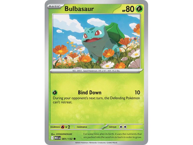 Bulbasaur (Common) – ME01 Mega Evolution | Carta POKEMON en México