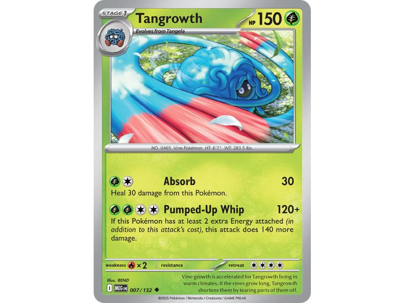Tangrowth (Uncommon) – ME01 Mega Evolution | Carta POKEMON en México