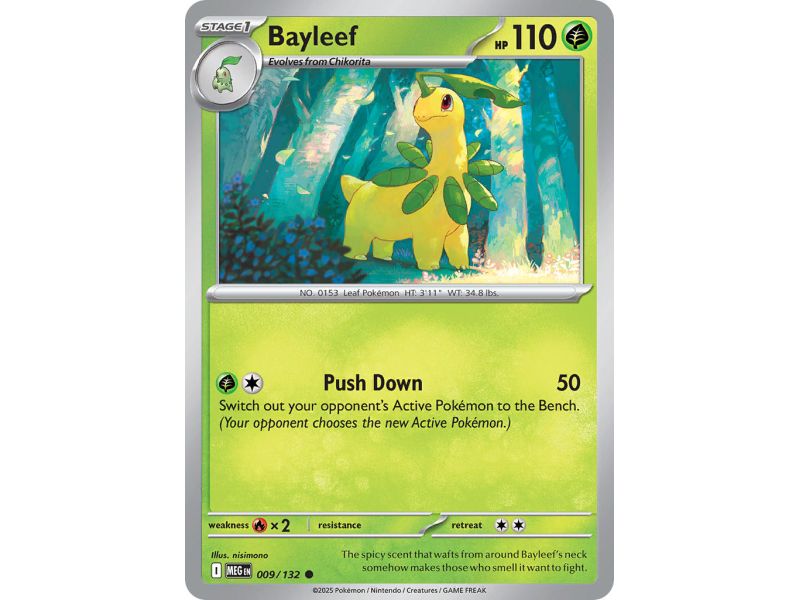 Bayleef (Common) – ME01 Mega Evolution | Carta POKEMON en México
