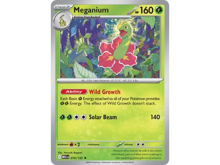 Meganium (Rare Holofoil) – ME01 Mega Evolution | Carta POKEMON en México