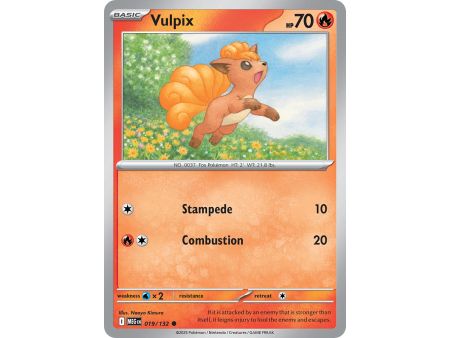 Vulpix (Common) – ME01 Mega Evolution | Carta POKEMON en México