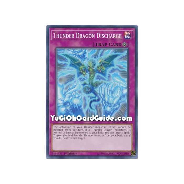 Thunder Dragon Discharge (Common) – 2019 Gold Sarcophagus Mega Pack | Carta YUGIOH en México