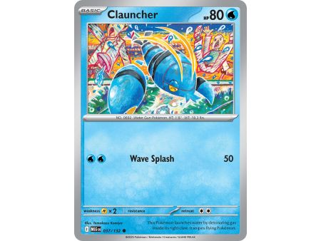 Clauncher (Common) – ME01 Mega Evolution | Carta POKEMON en México