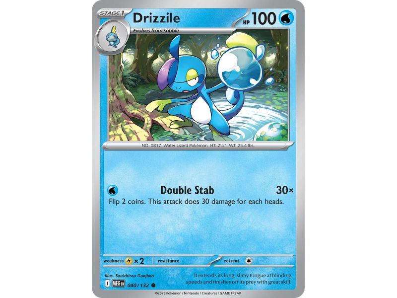 Drizzile (Common) – ME01 Mega Evolution | Carta POKEMON en México