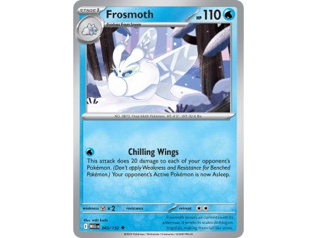 Frosmoth (Uncommon) – ME01 Mega Evolution | Carta POKEMON en México