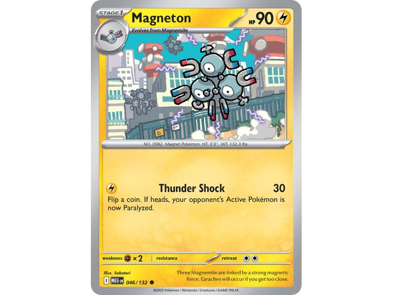 Magneton (Common) – ME01 Mega Evolution | Carta POKEMON en México