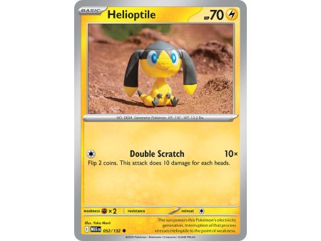 Helioptile (Common) – ME01 Mega Evolution | Carta POKEMON en México