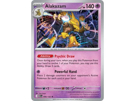 Alakazam (Rare Holofoil) – ME01 Mega Evolution | Carta POKEMON en México