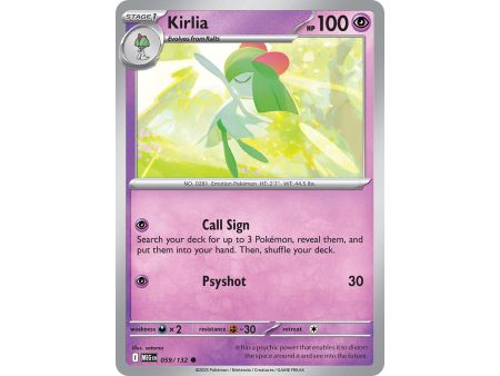 Kirlia (Common) – ME01 Mega Evolution | Carta POKEMON en México