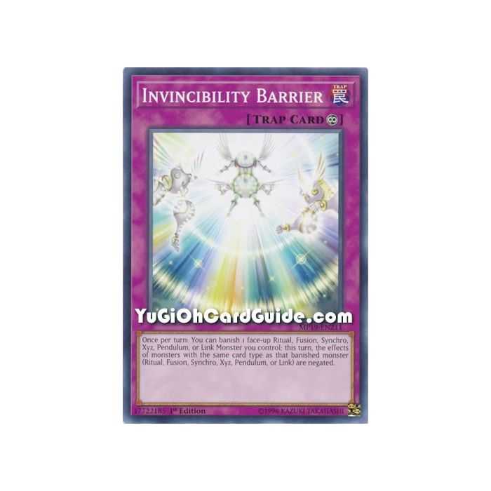 Invincibility Barrier (Common) – 2019 Gold Sarcophagus Mega Pack | Carta YUGIOH en México