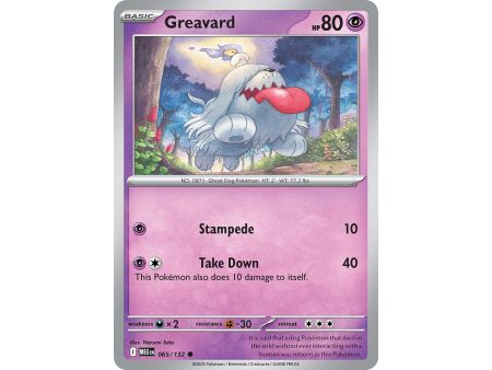 Greavard (Common) – ME01 Mega Evolution | Carta POKEMON en México
