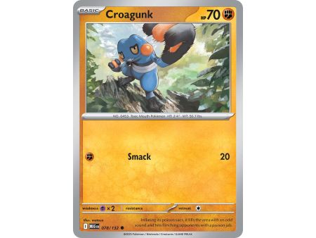 Croagunk (Common) – ME01 Mega Evolution | Carta POKEMON en México
